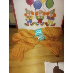 Bucilla Persion Needlepoint Crewel Yarn 100% Wool 40 Yards Each Color 77 Mustard